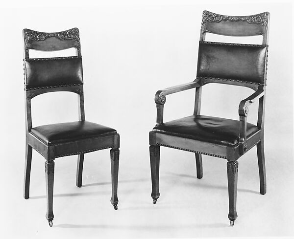 Side Chair, Tobey Furniture Company (1875–1954), Cherry, American
