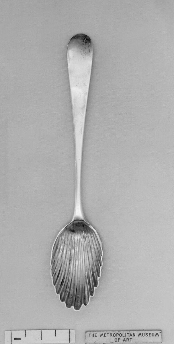 Egg spoon, Peter Bateman (active 1790–1815, died 1825), Silver, British, London 
