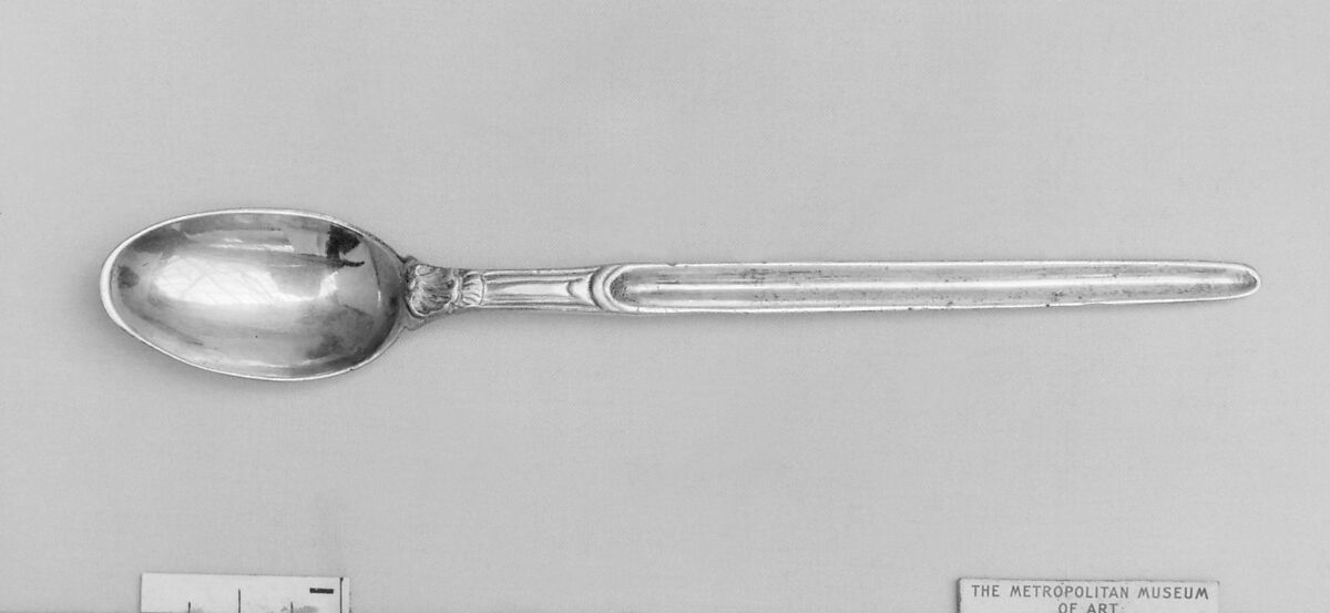 Marrow (?) spoon, Silver gilt, German, Augsburg 