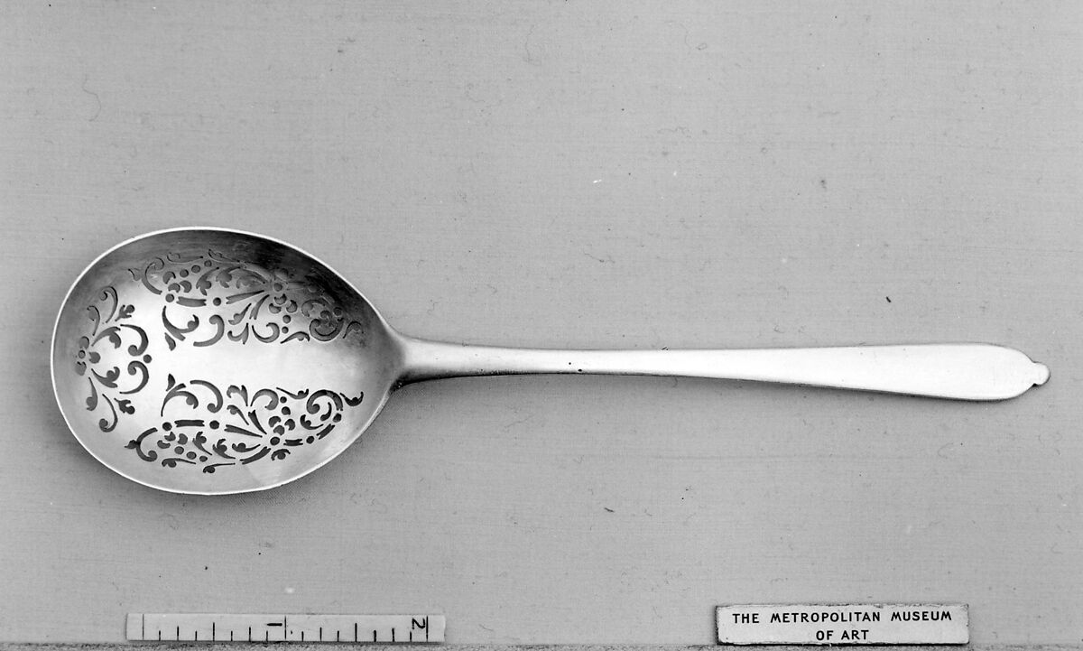 Spoon, Silver, British, probably London 