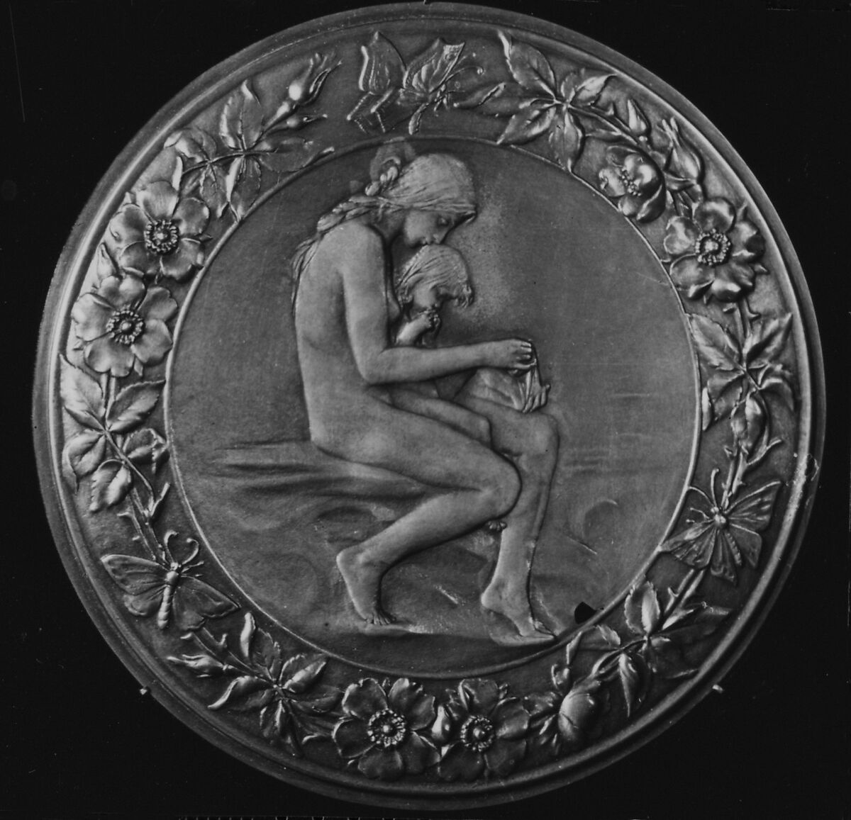 Wounded Love, Medalist: Louis-Oscar Roty (French, Paris 1846–1911 Paris), Bronze, cast, French 