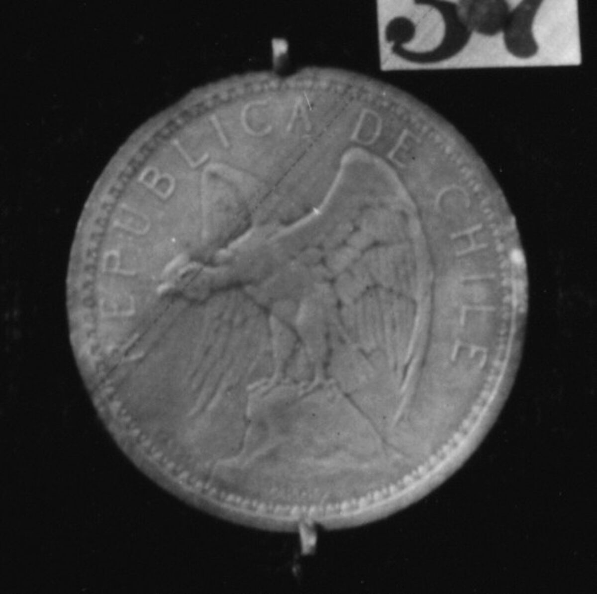 Chilean peso piece, Louis-Oscar Roty (French, Paris 1846–1911 Paris), Silver, struck, French 