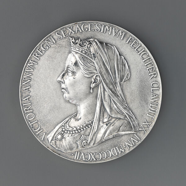 Queen Victoria's Diamond Jubilee, 1897, Medalist: Sir Thomas Brock (British, Worcester 1847–1922 London), Silver, British, London 