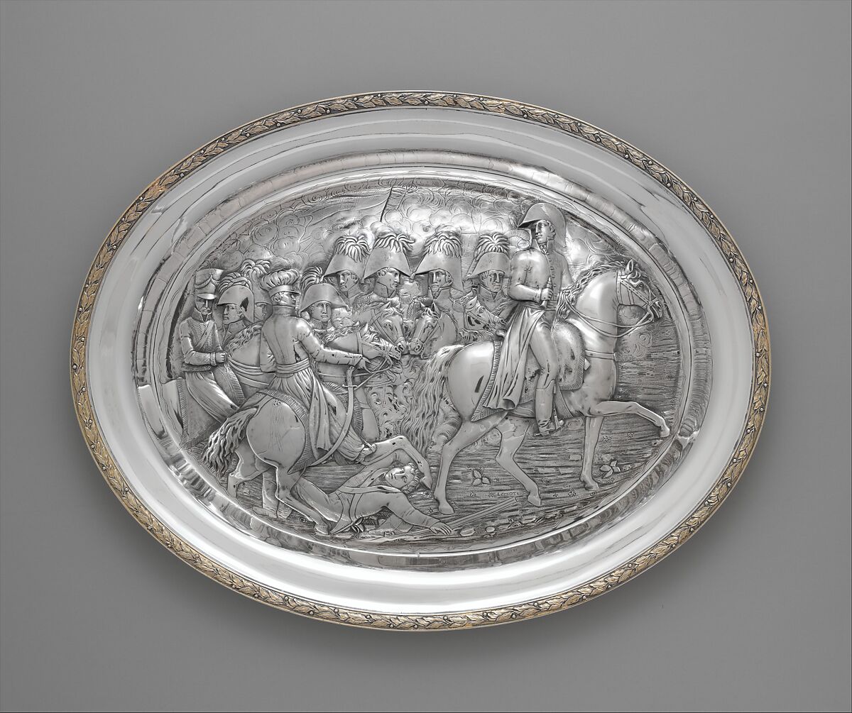 Plateau, Richard Sibley I (British, active 1793–1836), Parcel-gilt silver, British, after British, London original 
