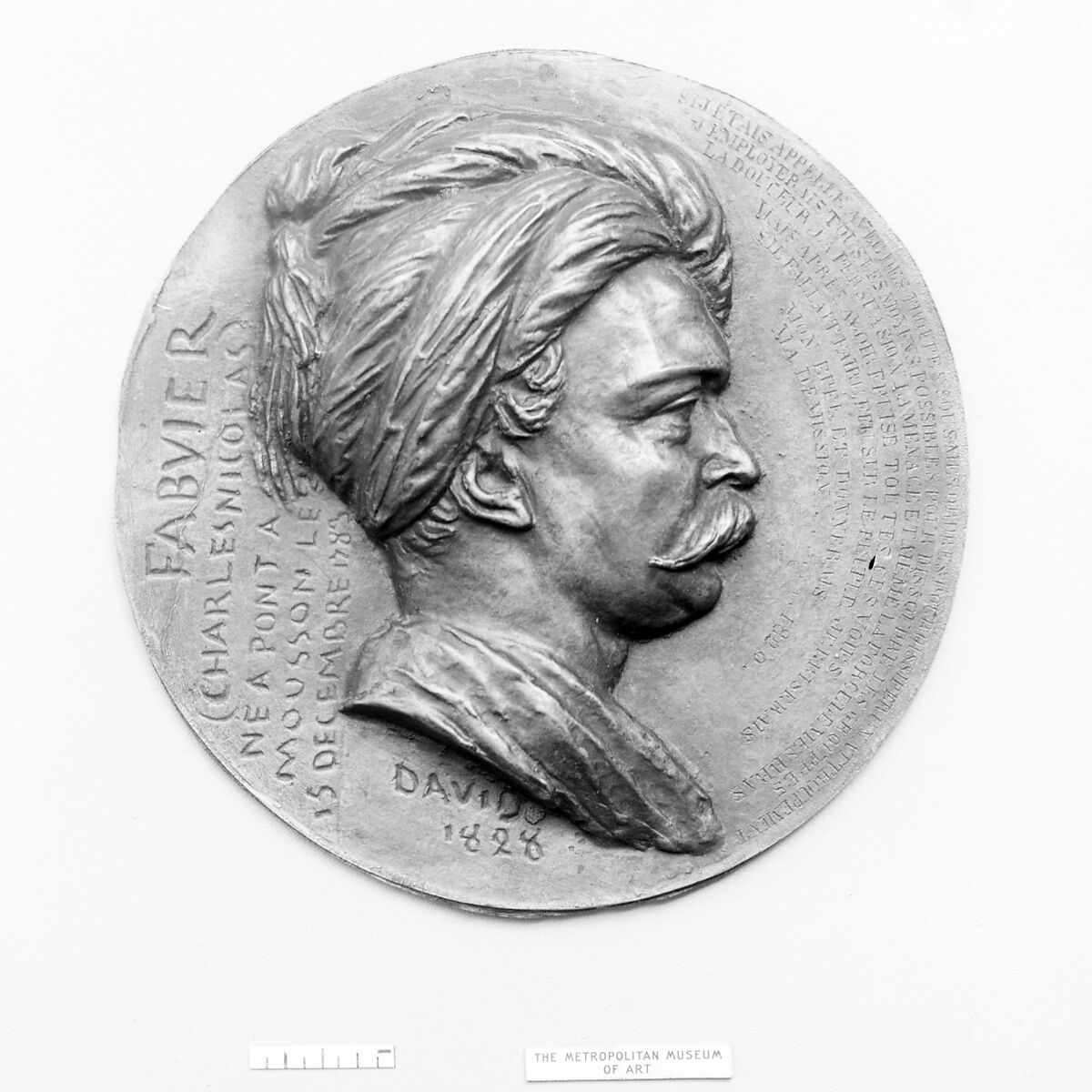 Charles Nicolas Baron Fabvier (1783–1855), French soldier and volunteer in War of Greek Independence, Pierre Jean David d&#39;Angers (French, Angers 1788–1856 Paris), Bronze, cast - single, French 
