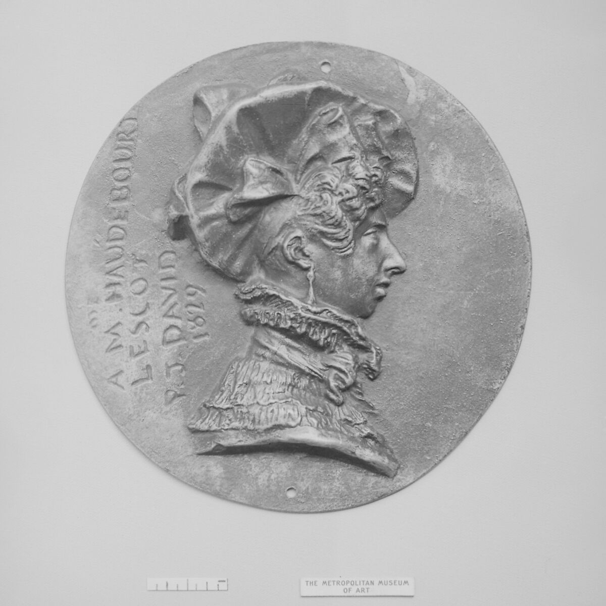 Antoinette Cécile Hortense Lescot, Mme. Haudebourt-Lescot, painter, Pierre Jean David d&#39;Angers (French, Angers 1788–1856 Paris), Bronze, cast, French 