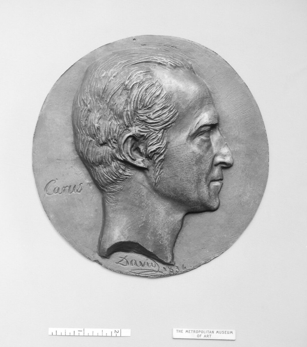 Carl Gustave Carus (1789–1869), Saxon physician, man-of-letters, and painter, Pierre Jean David d&#39;Angers (French, Angers 1788–1856 Paris), Bronze, cast - single, French 