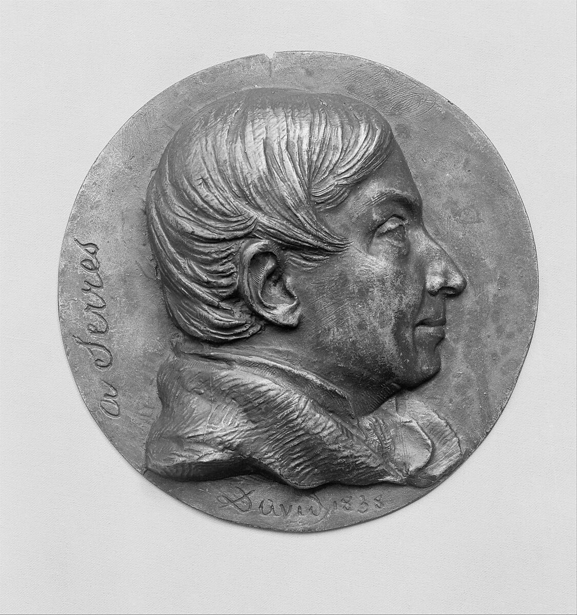 Antoine Etienne Renaud Augustin Serres (1786–1866), French physician and anthropologist, Pierre Jean David d&#39;Angers (French, Angers 1788–1856 Paris), Bronze, cast, French 