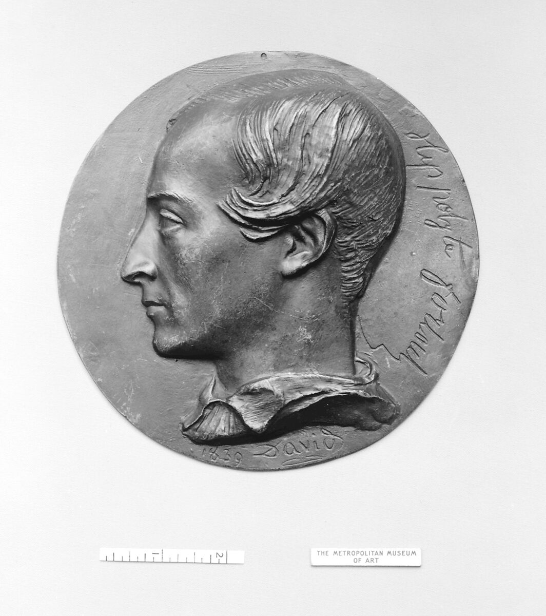 Hippolyte Fortoul (1811–1856), French man-of-letters and politician, Pierre Jean David d&#39;Angers (French, Angers 1788–1856 Paris), Bronze, cast - single, French 