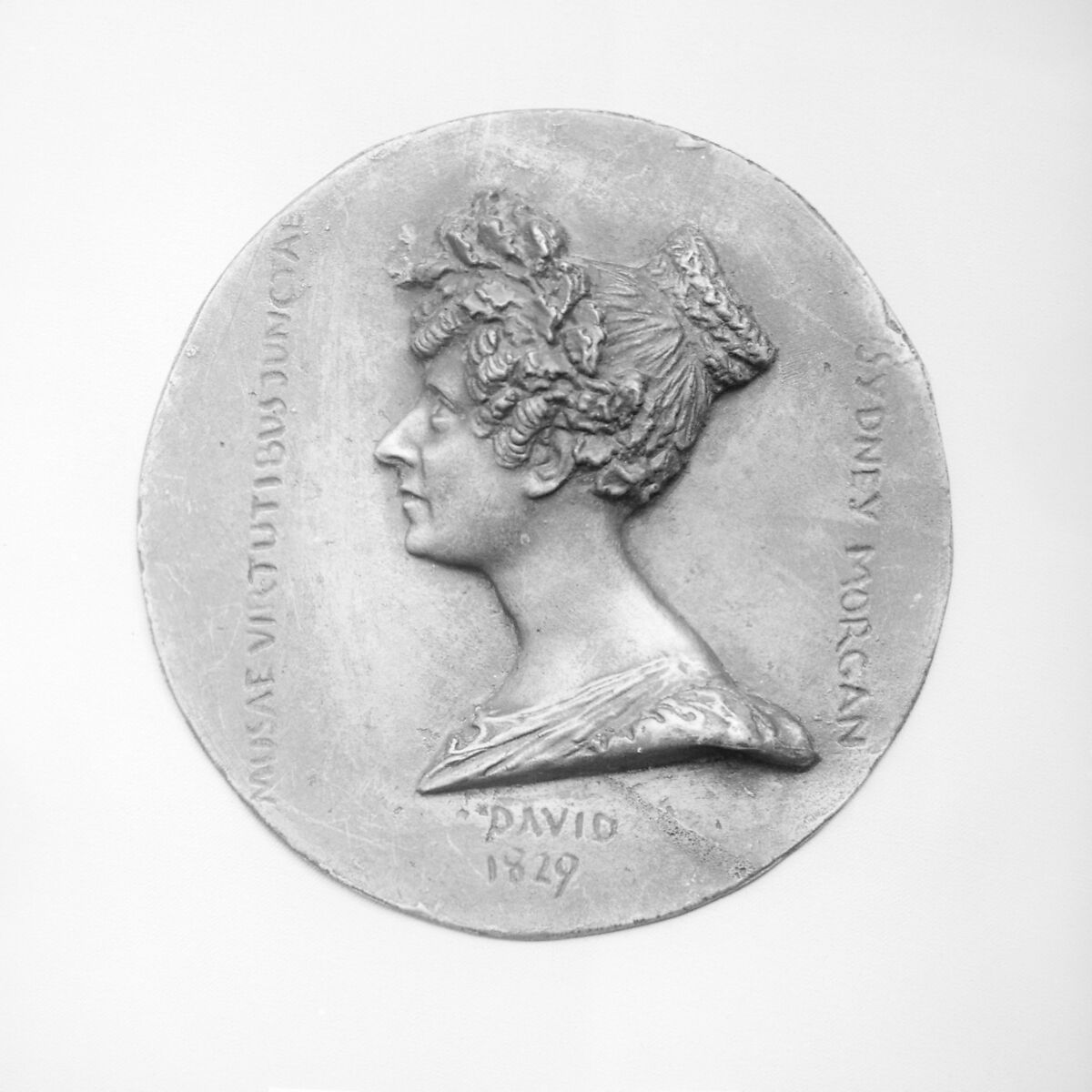 Sydney Lady Morgan (née Owenson), Irish novelist (1777–1859), Pierre Jean David d&#39;Angers (French, Angers 1788–1856 Paris), Bronze, cast - single, French 
