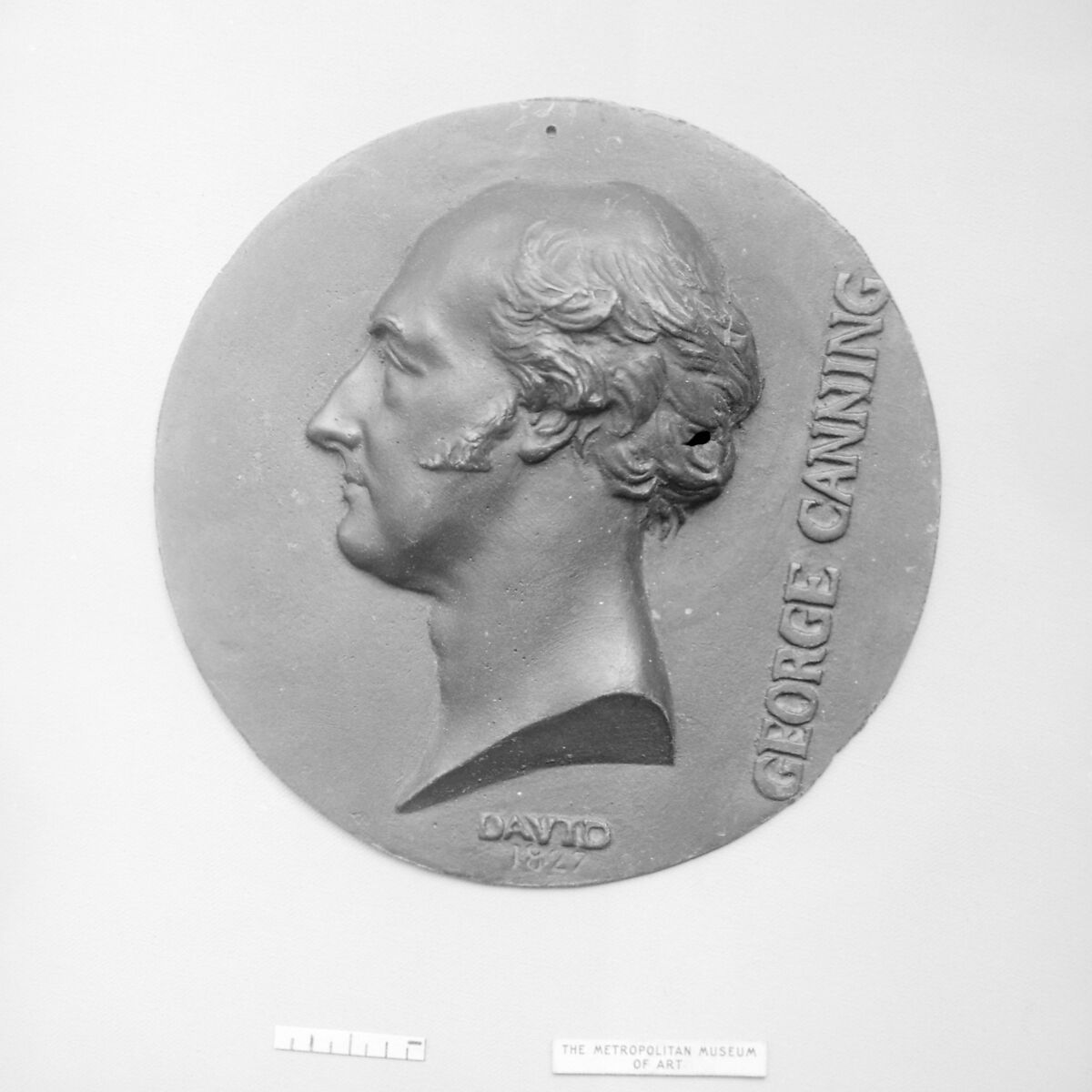 George Canning (1770–1827), British conservative statesman, Pierre Jean David d&#39;Angers (French, Angers 1788–1856 Paris), Bronze, cast - single, French 