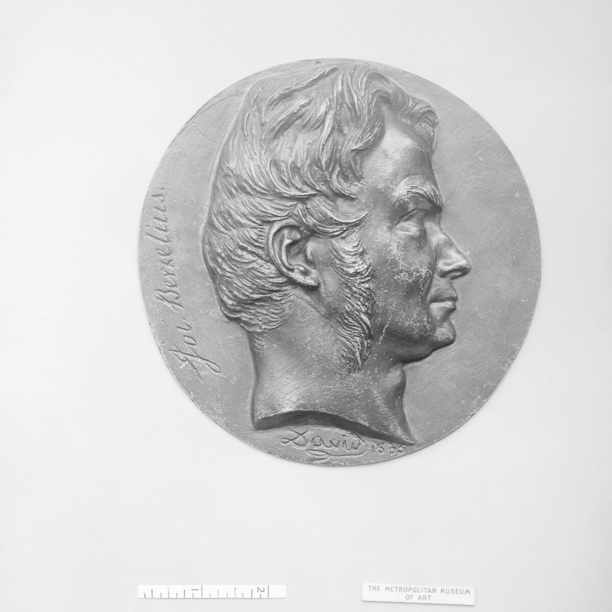 Johann Jacob Berzélius (1779–1848), Swedish scientific chemist, Pierre Jean David d&#39;Angers (French, Angers 1788–1856 Paris), Bronze, cast - single, French 