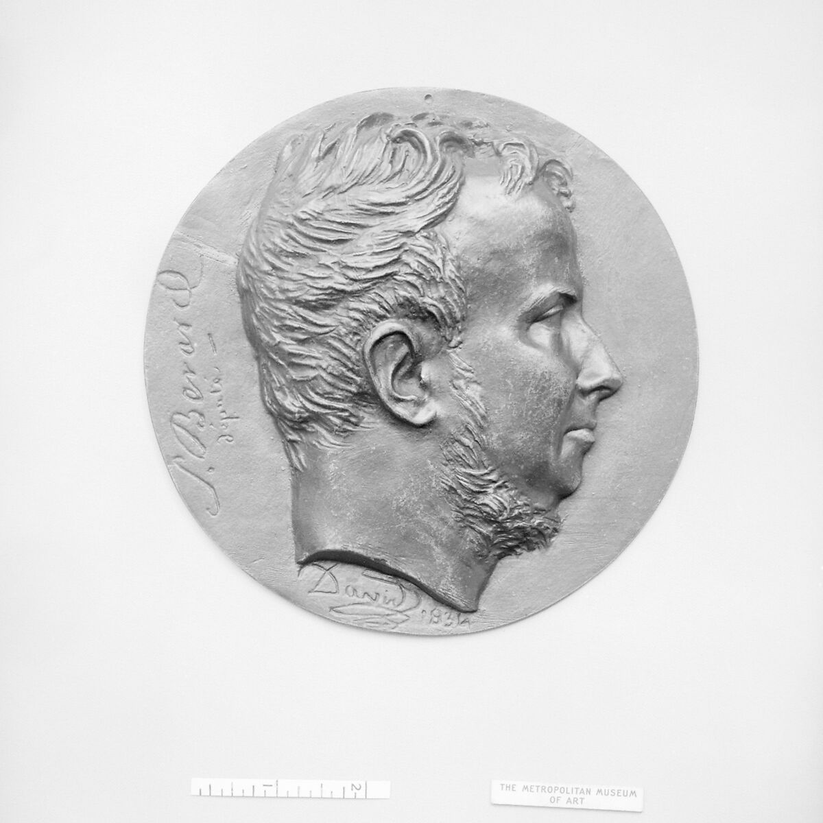 Auguste Simon Louis Berard (1783–1859), French politician, who drew up the "charter" of 1830, Pierre Jean David d&#39;Angers (French, Angers 1788–1856 Paris), Bronze, cast - single, French 