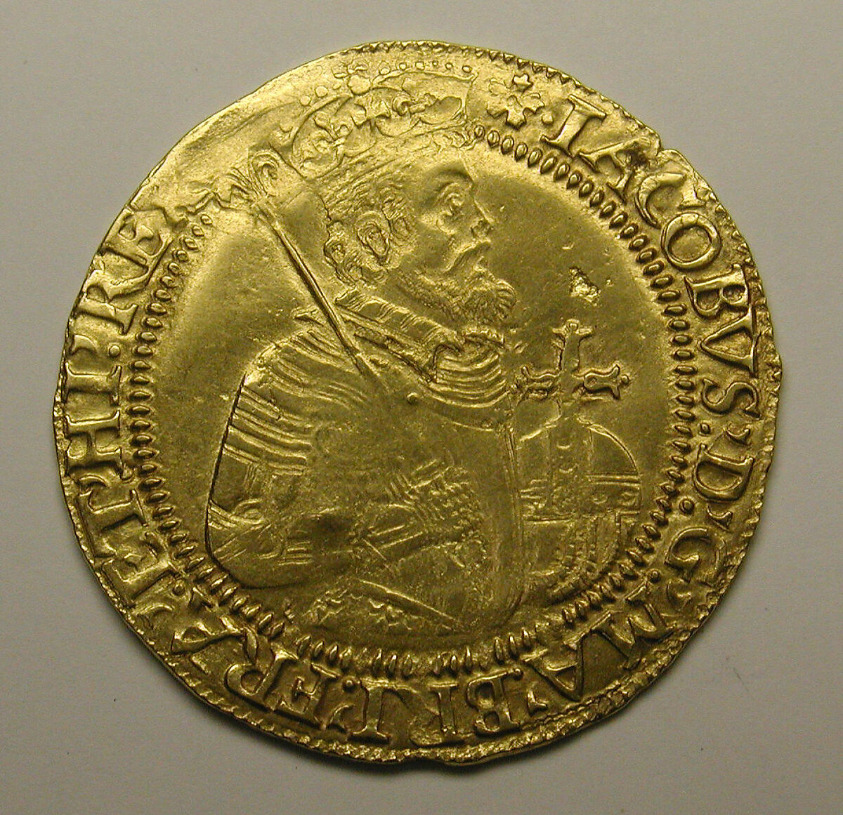 Unite coin of James I (r. 1603–25), Gold, British