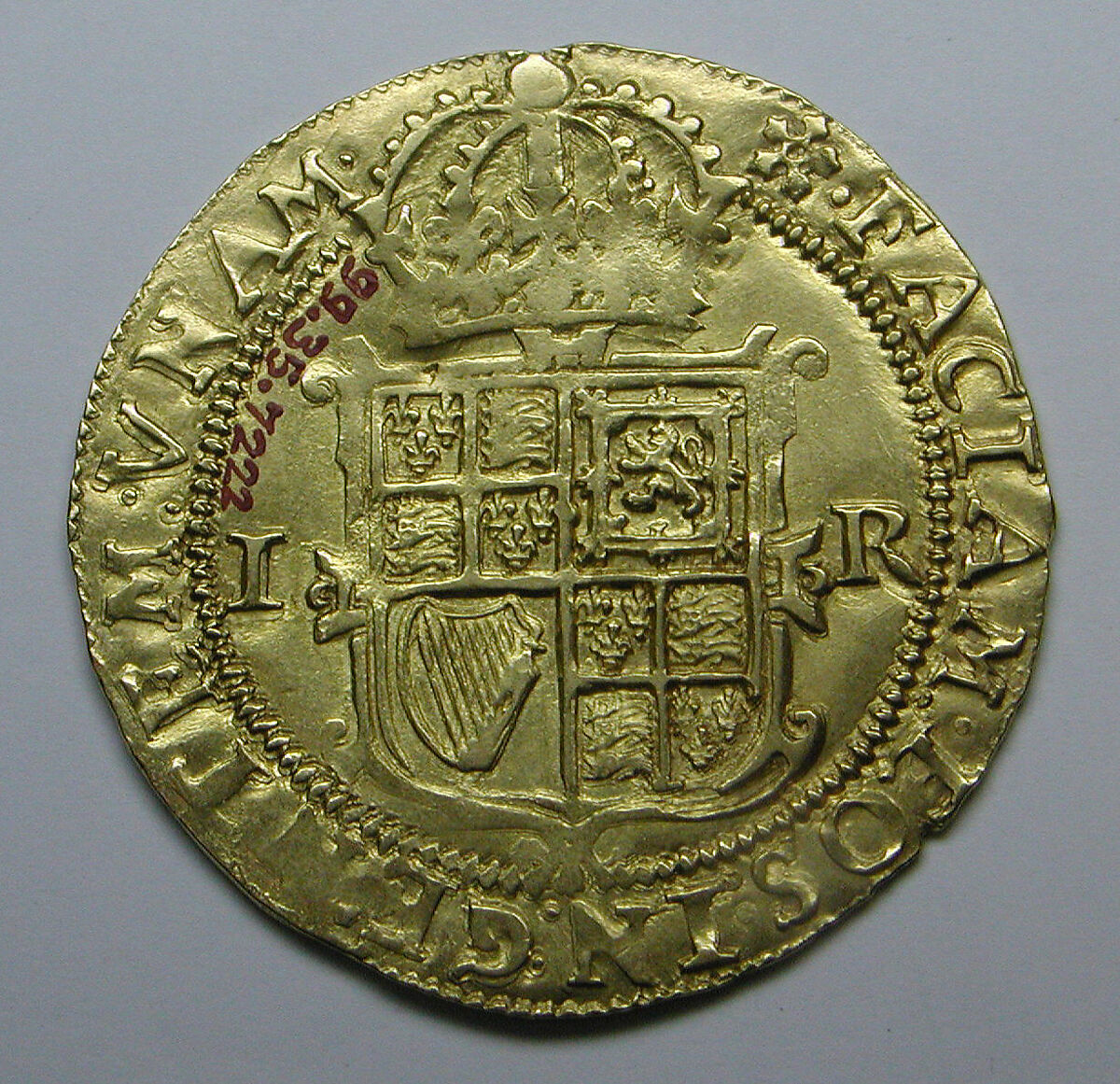 Unite coin of James I (r. 1603–25), Gold, British