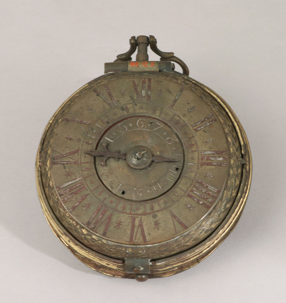 Clock-watch, Brass-gilt, steel, German 