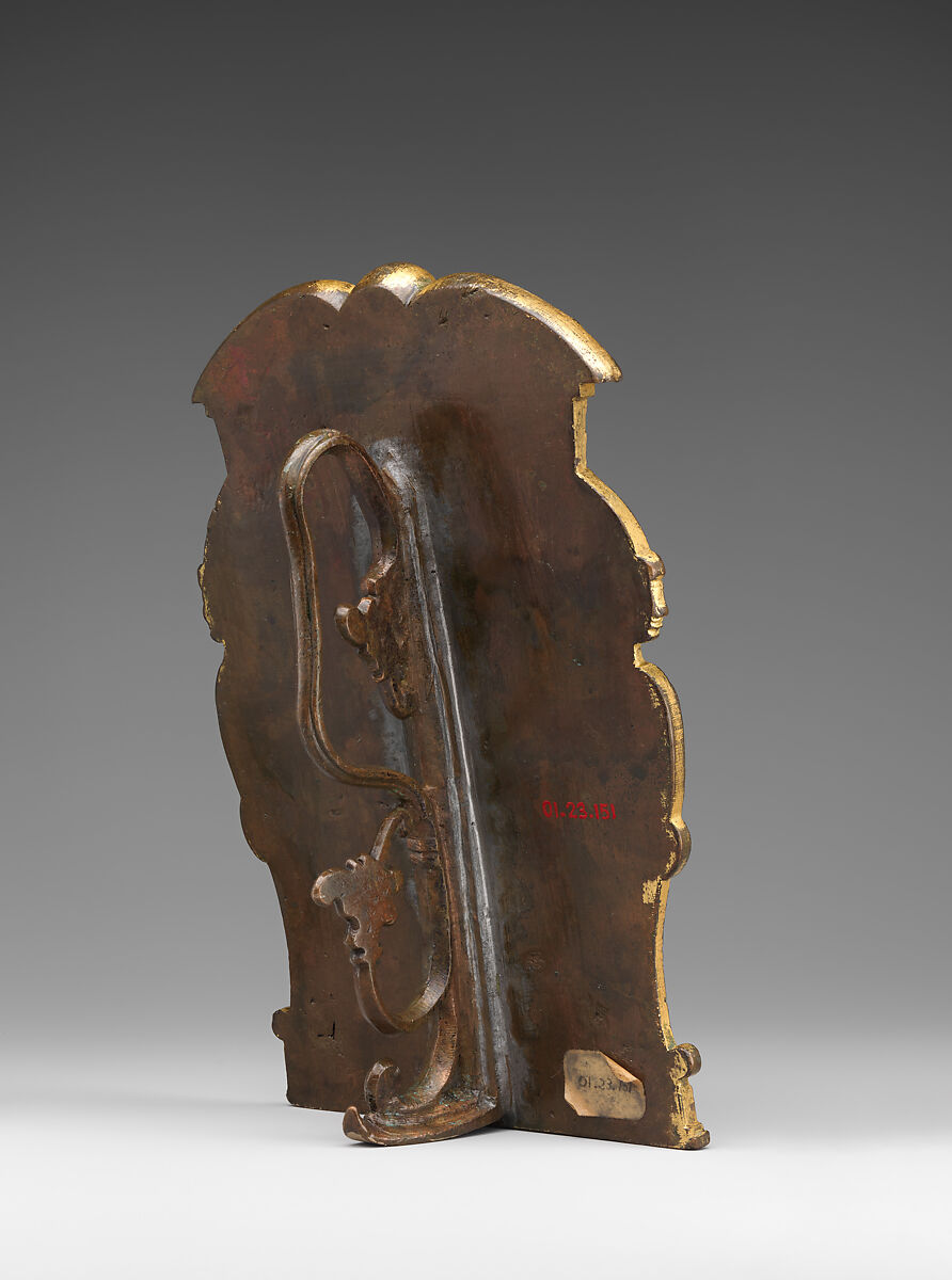 Pietà, Follower of Michelangelo Buonarroti (Italian, Caprese 1475–1564 Rome), Gilt bronze, Italian, Rome