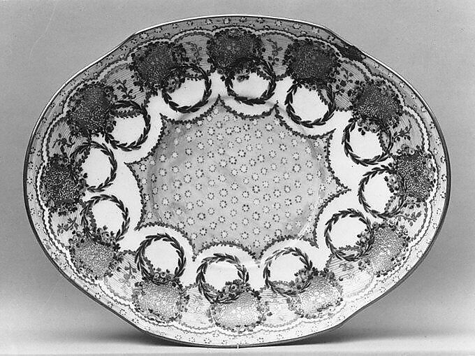 Tray, Sèvres Manufactory (French, 1740–present), Soft-paste porcelain, French, Sèvres 