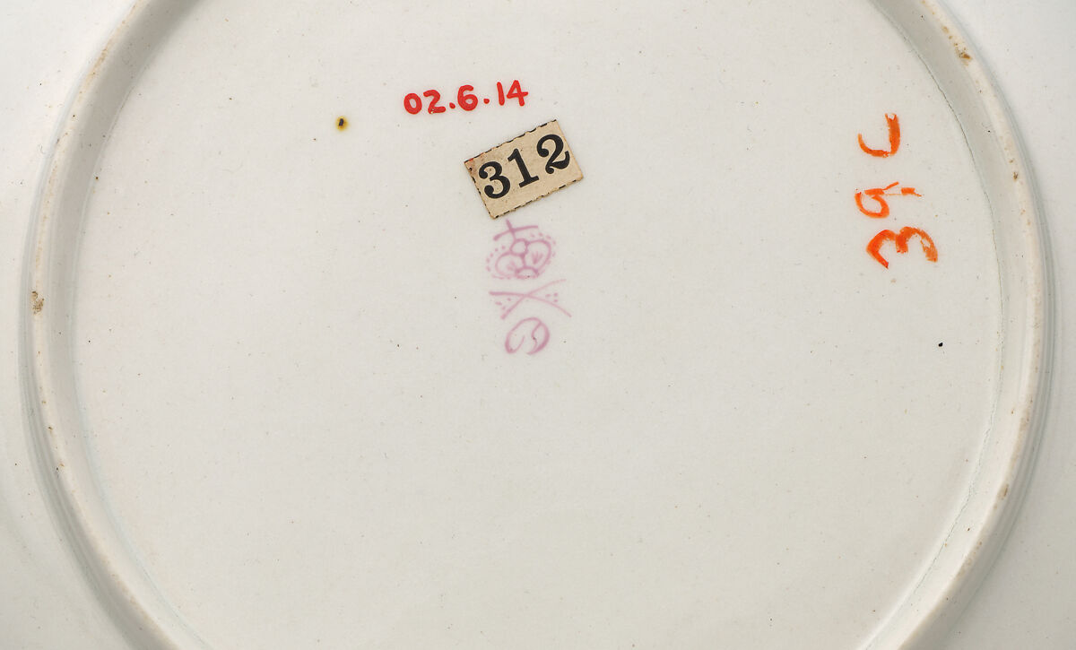 Soup plate, Crown Derby (British, 1750–present), Soft-paste porcelain, British, Derby