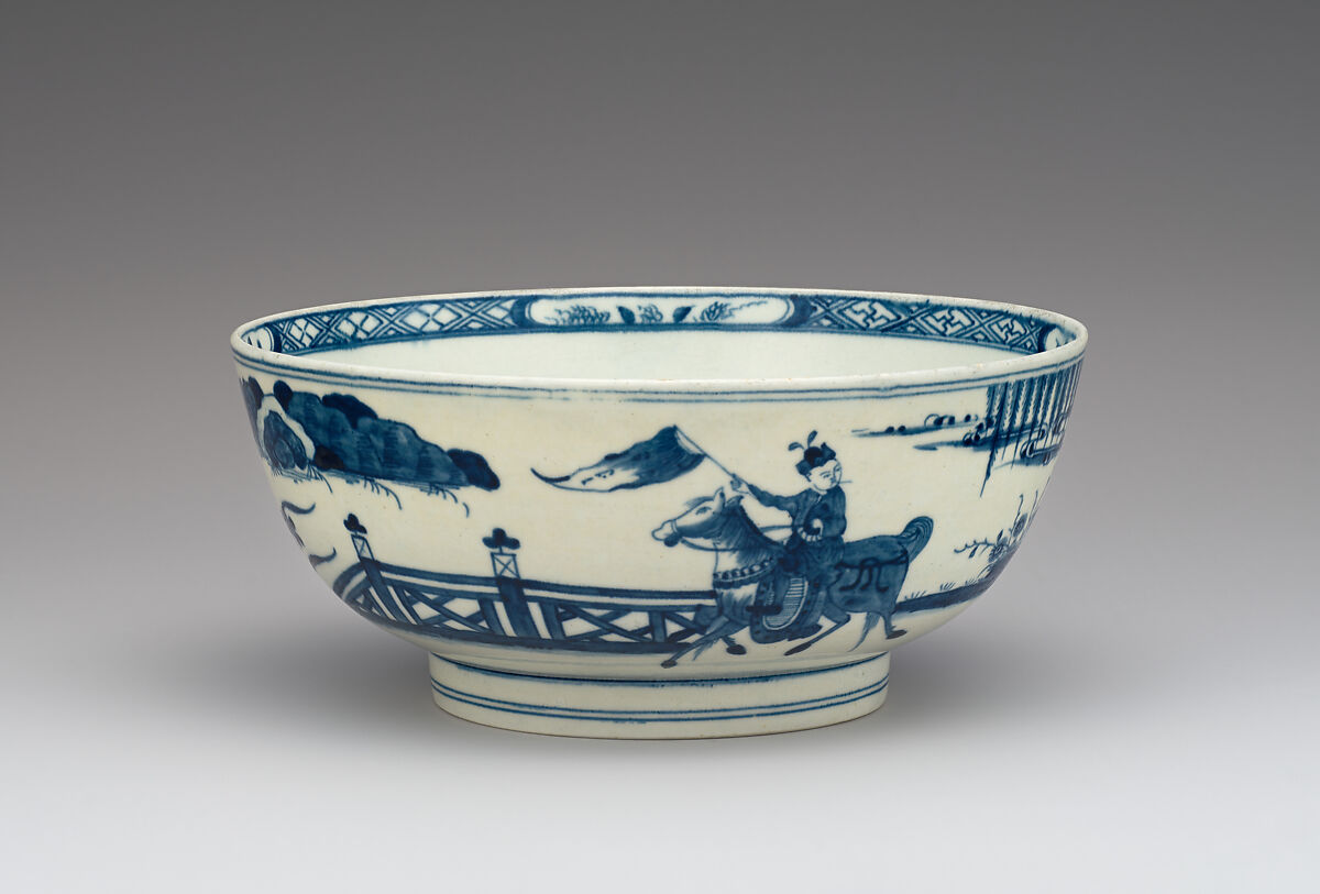 Bowl, Worcester factory (British, 1751–2008), Soft-paste porcelain, British, Worcester
