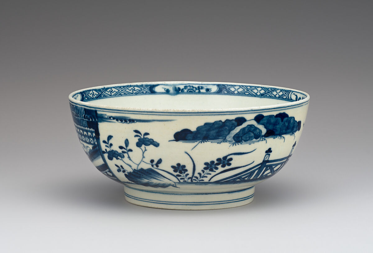 Bowl, Worcester factory (British, 1751–2008), Soft-paste porcelain, British, Worcester