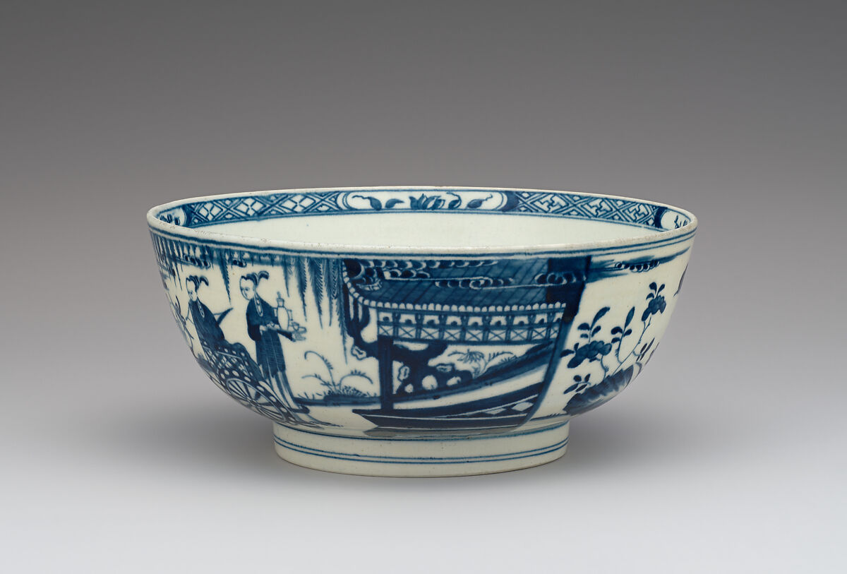 Bowl, Worcester factory (British, 1751–2008), Soft-paste porcelain, British, Worcester