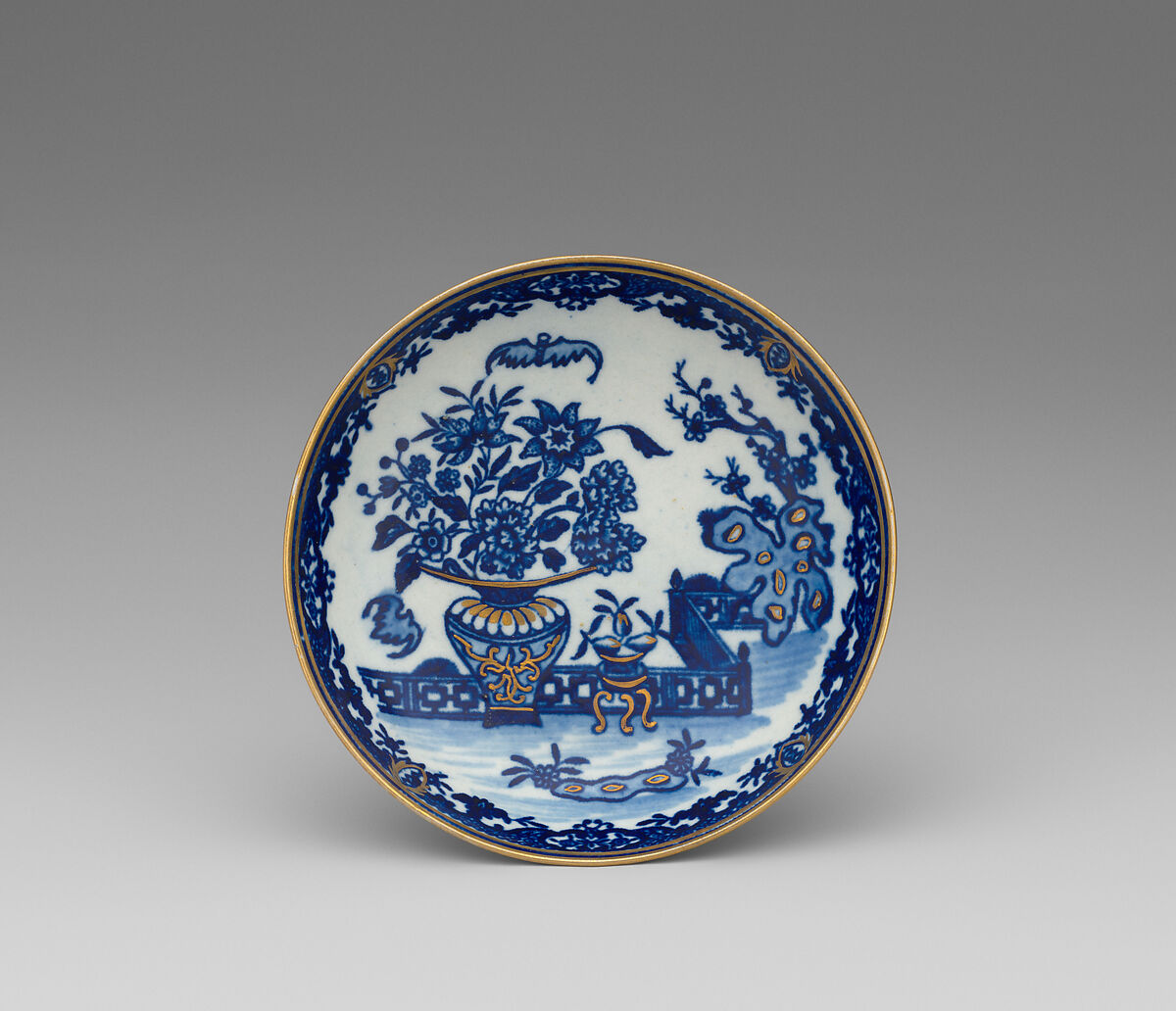 Cup and saucer, Worcester factory (British, 1751–2008), Soft-paste porcelain, British, Worcester