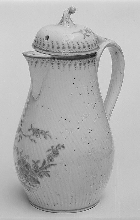 Milk pot, Tournai (Belgian, established ca. 1750), Soft-paste porcelain, Belgian, Tournai 