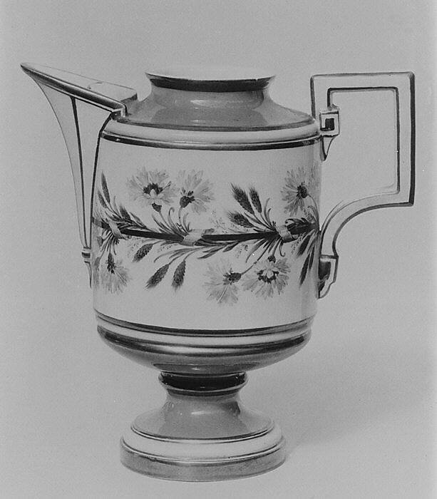 Milk or hot water jug (?), Royal Porcelain Manufactory, Berlin (German, founded 1763), Hard-paste porcelain, German, Berlin 
