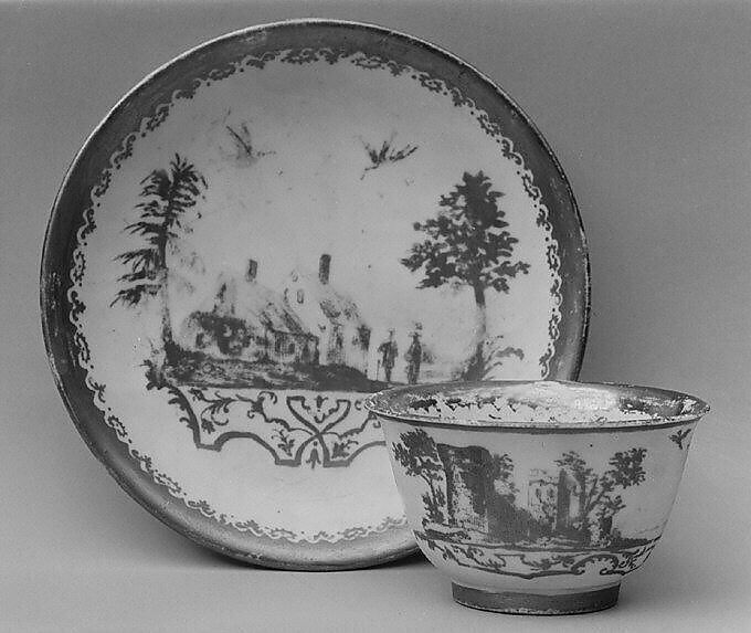 Saucer, Meissen Manufactory (German, 1710–present), Hard-paste porcelain, German, Meissen 