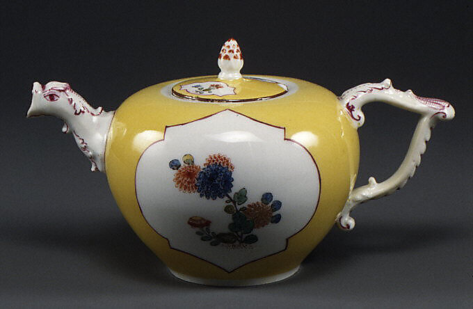 Teapot, Meissen Manufactory (German, 1710–present), Hard-paste porcelain, German, Meissen 