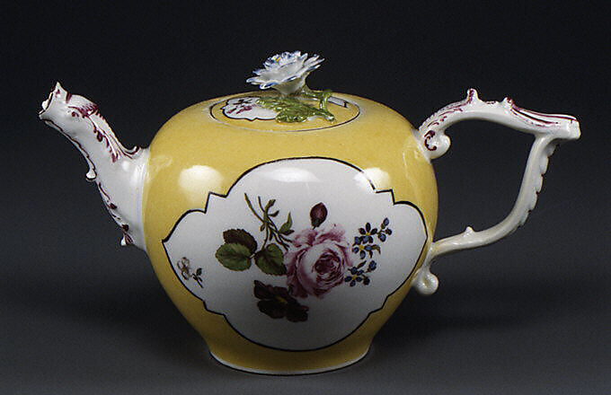 Teapot, Meissen Manufactory (German, 1710–present), Hard-paste porcelain, German, Meissen 