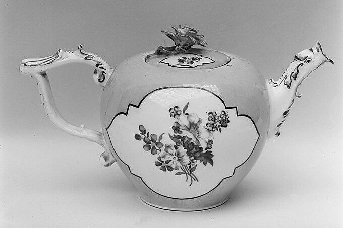 Teapot, Meissen Manufactory (German, 1710–present), Hard-paste porcelain, German, Meissen