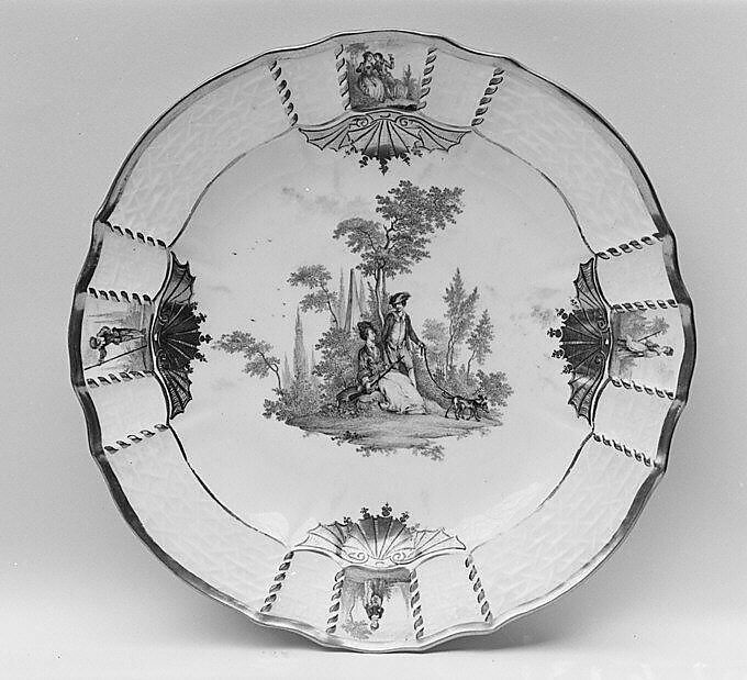 Plate (one of a pair), Meissen Manufactory (German, 1710–present), Hard-paste porcelain, German, Meissen 