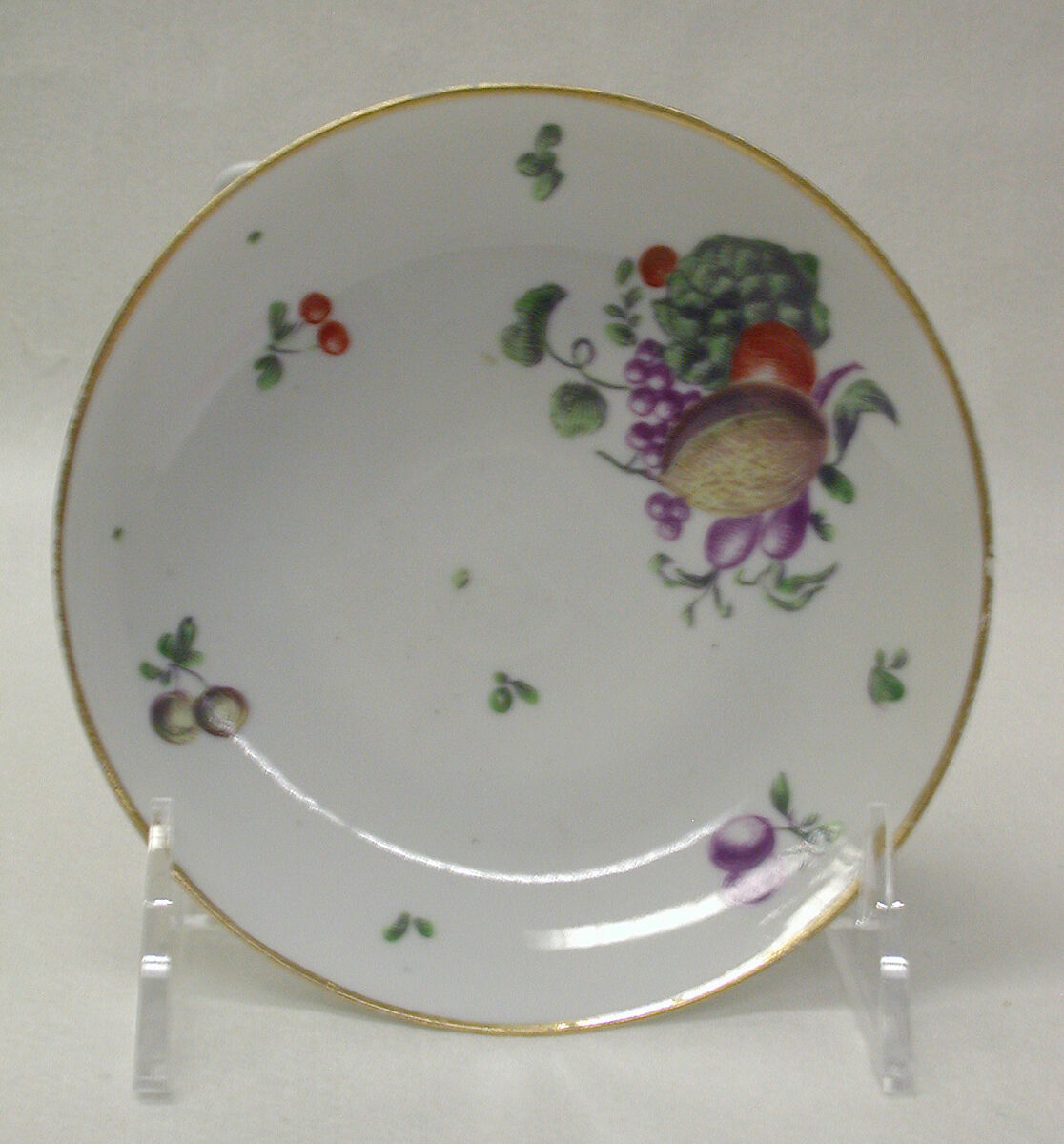 Cup and saucer, Cozzi Manufactory (Italian, 1764–1812), Hard-paste porcelain, Italian, Venice