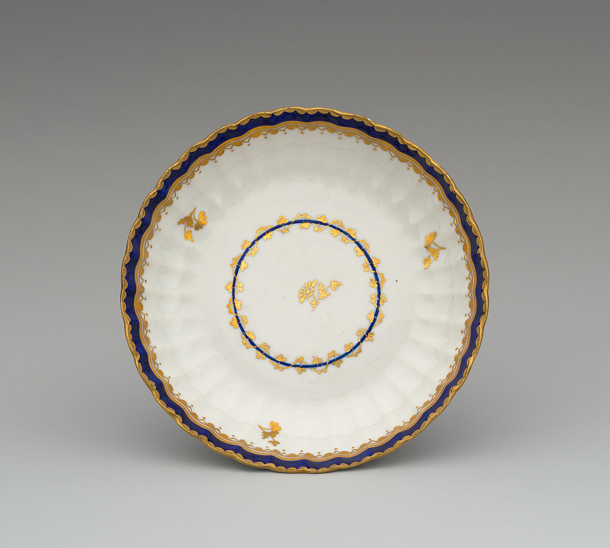 Cup and saucer, Crown Derby (British, 1750–present), Soft-paste porcelain, British, Derby