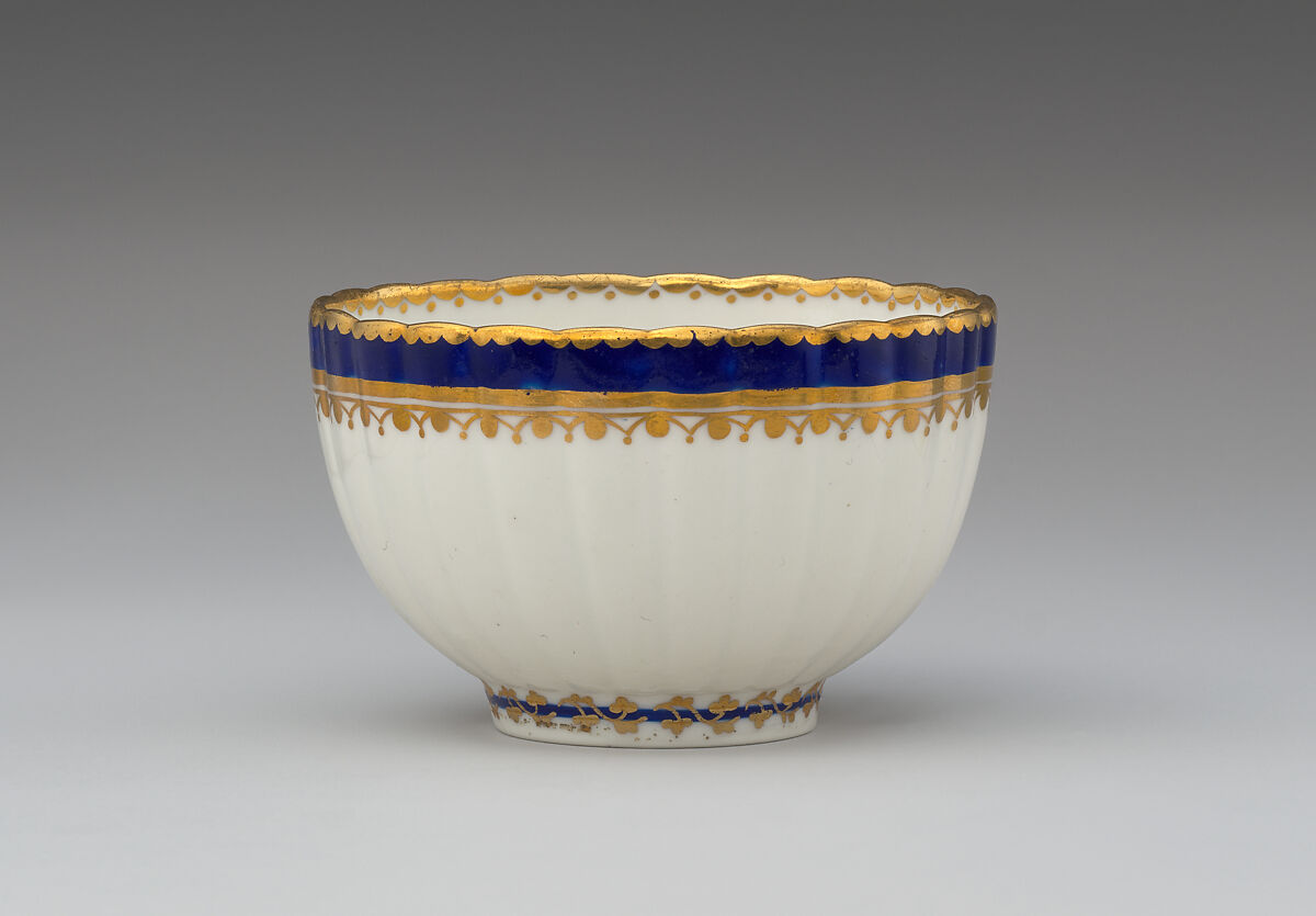 Cup and saucer, Crown Derby (British, 1750–present), Soft-paste porcelain, British, Derby