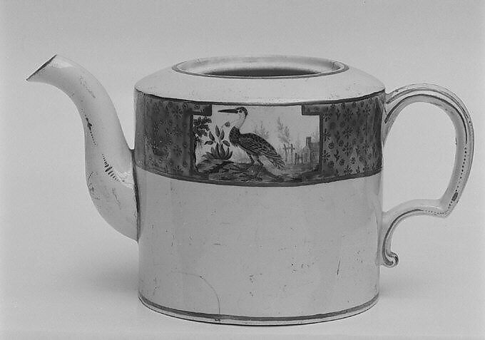Teapot, Tournai (Belgian, established ca. 1750), Hard-paste porcelain, Belgian, possibly Tournai 