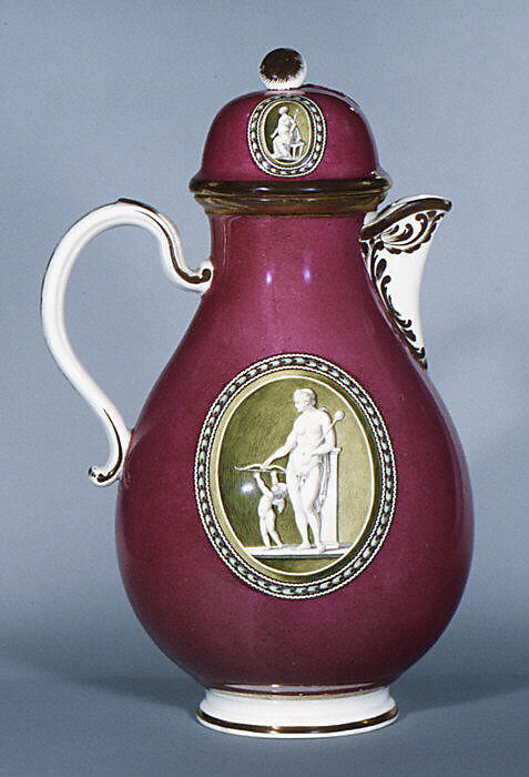 Coffeepot, Imperial Porcelain Manufactory  (Vienna, 1744–1864), Hard-paste porcelain, Austrian, Vienna 