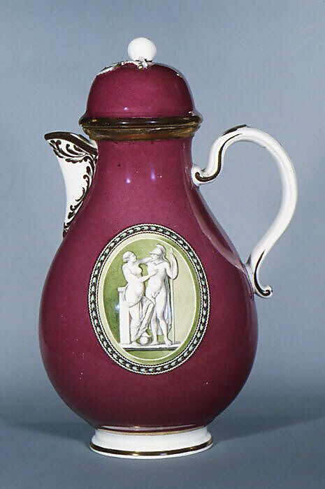 Coffeepot, Imperial Porcelain Manufactory  (Vienna, 1744–1864), Hard-paste porcelain, Austrian, Vienna