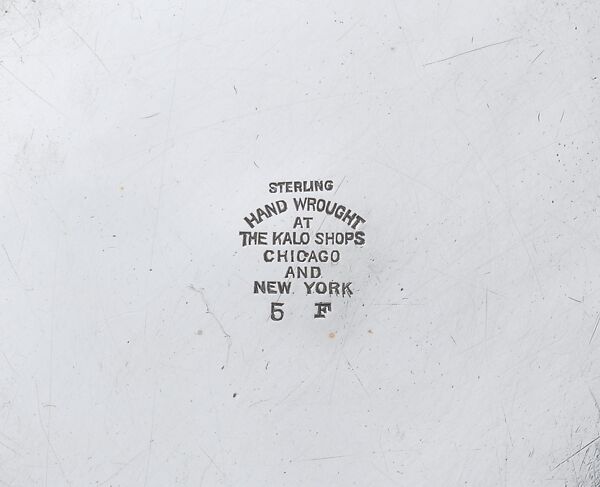 Bowl, The Kalo Shop (American, 1900–1970), Silver, American