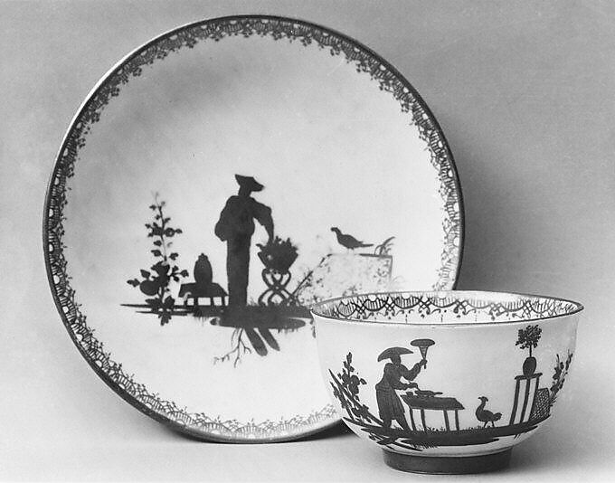 Cup and saucer, Meissen Manufactory (German, 1710–present), Hard-paste porcelain, German, Meissen 