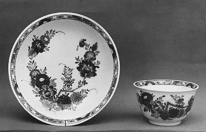 Saucer, Meissen Manufactory (German, 1710–present), Hard-paste porcelain, German, Meissen 