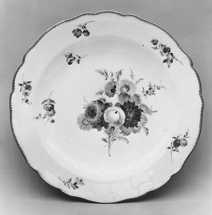 Plate, Meissen Manufactory (German, 1710–present), Hard-paste porcelain, German, Meissen 