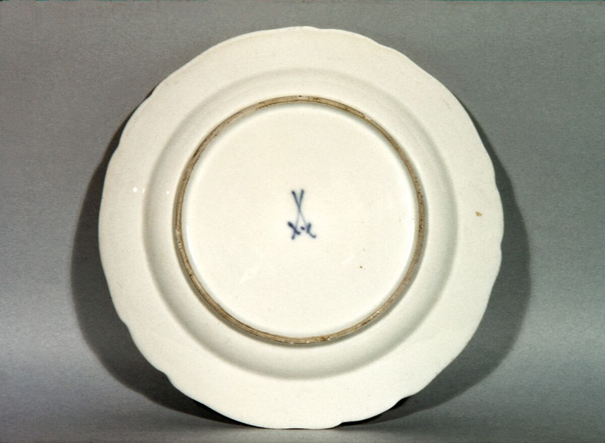Plate, Meissen Manufactory (German, 1710–present), Hard-paste porcelain, German, Meissen