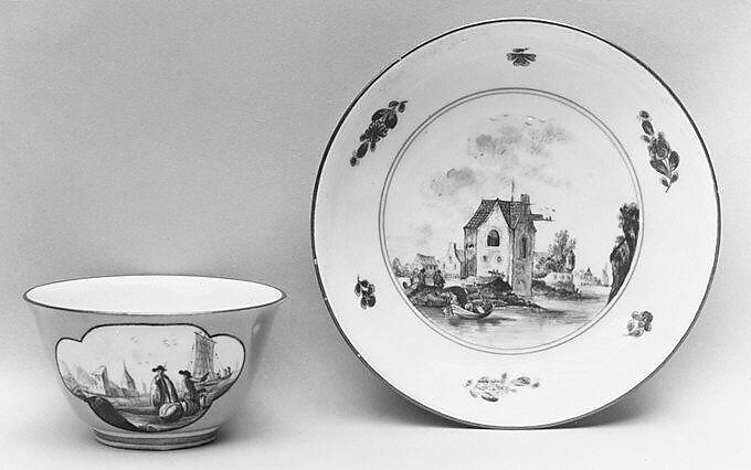 Saucer, Meissen Manufactory (German, 1710–present), Porcelain, German, Meissen 