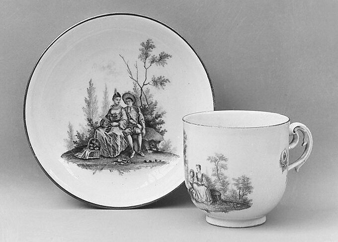 Saucer, Meissen Manufactory (German, 1710–present), Hard-paste porcelain, German, Meissen 