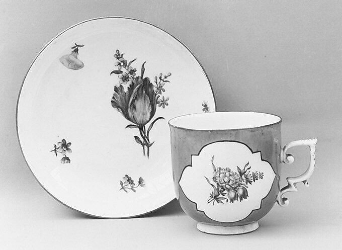 Saucer, Meissen Manufactory (German, 1710–present), Hard-paste porcelain, German, Meissen 