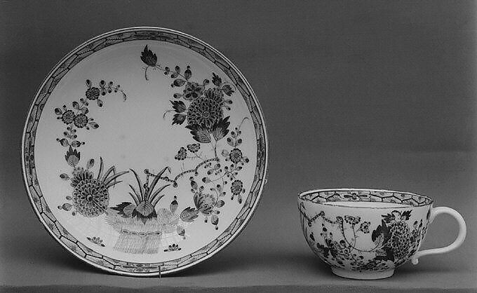 Saucer, Meissen Manufactory (German, 1710–present), Hard-paste porcelain, German, Meissen 