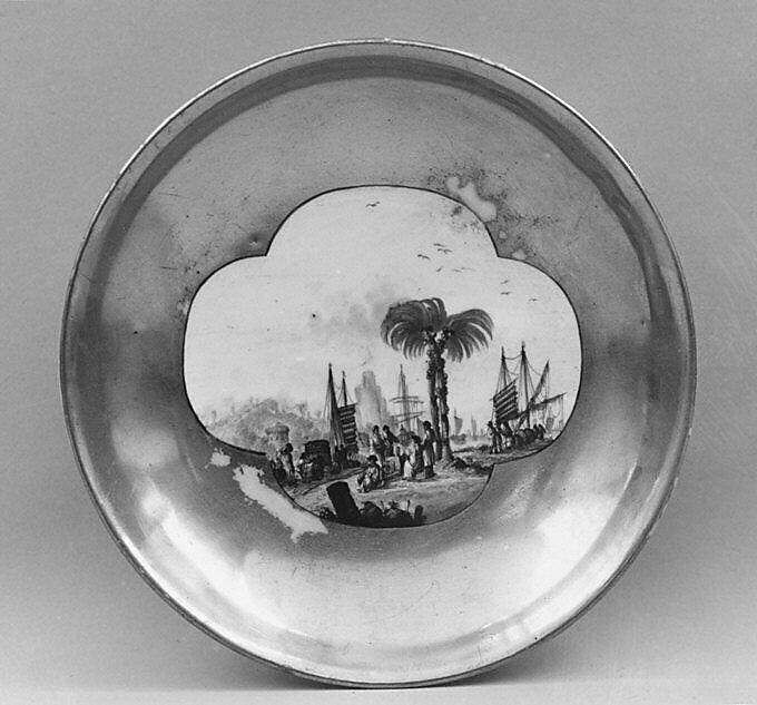 Saucer, Meissen Manufactory (German, 1710–present), Hard-paste porcelain, German, Meissen 